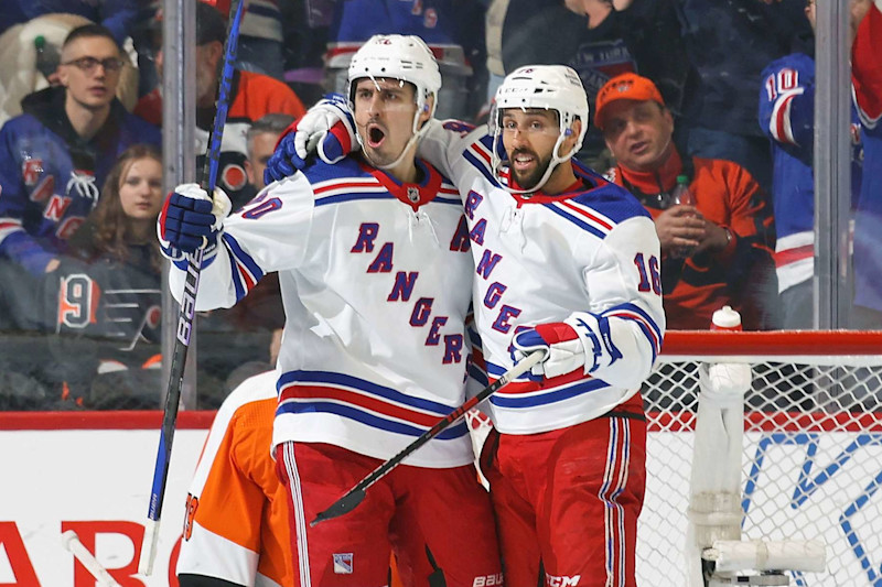 Chris Kreider and Vincent Trocheck