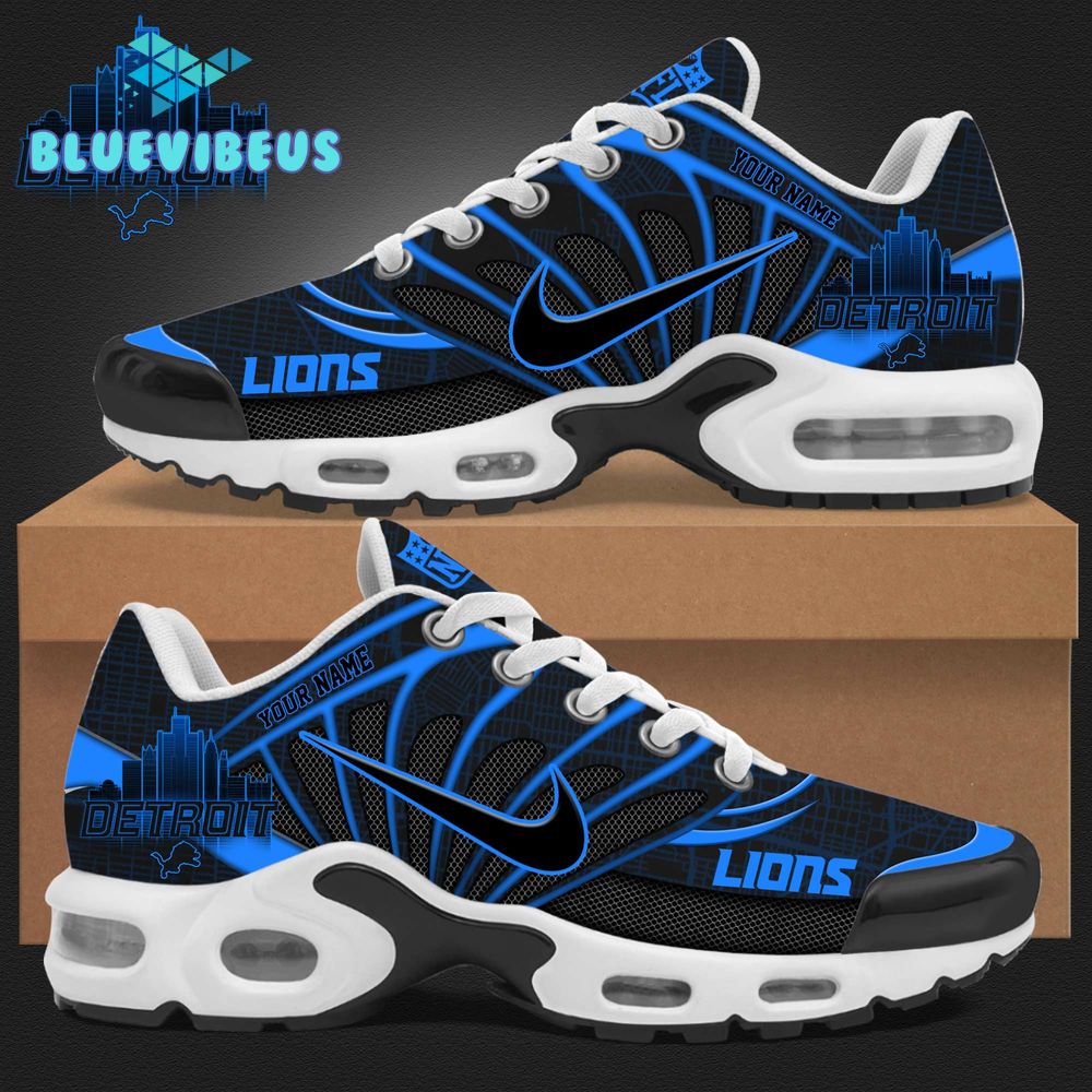 Detroit Lions Back In Black NFL Nike Air Max