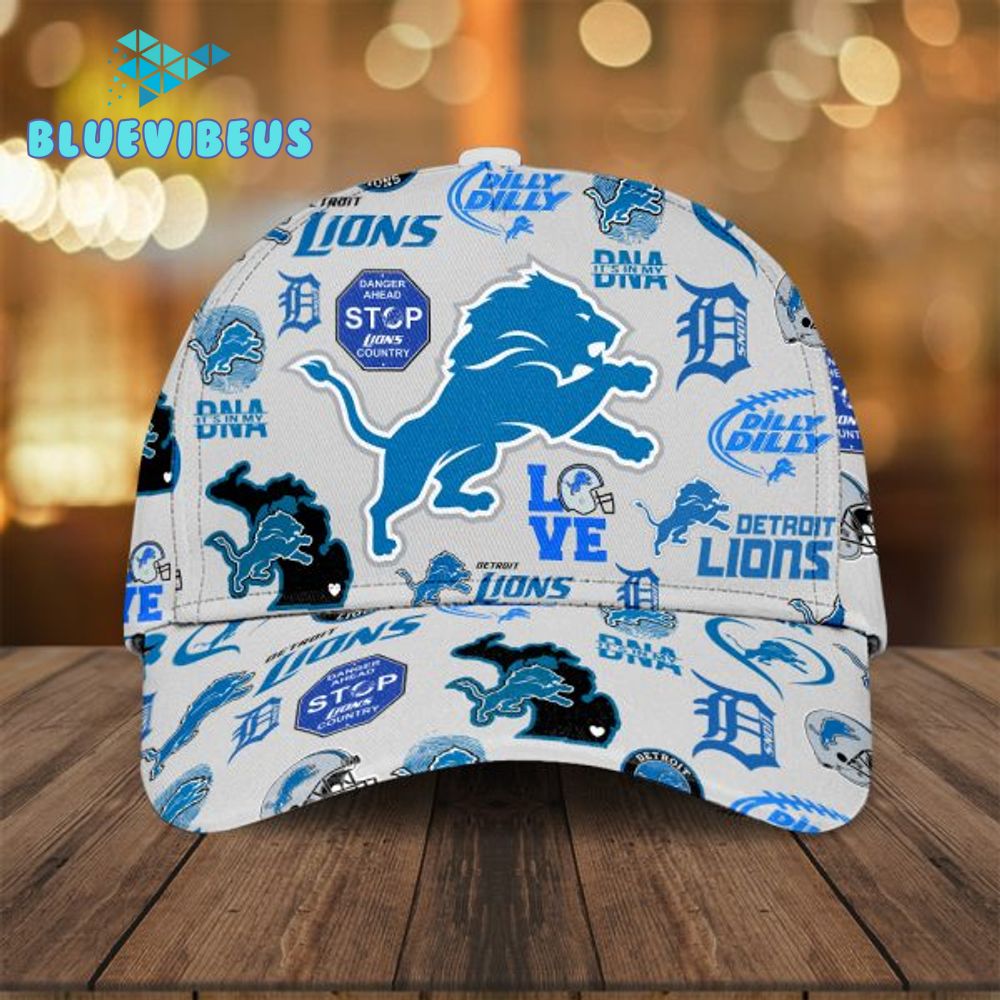 Detroit Lions “Dilly Dilly” Blue Classic Cap