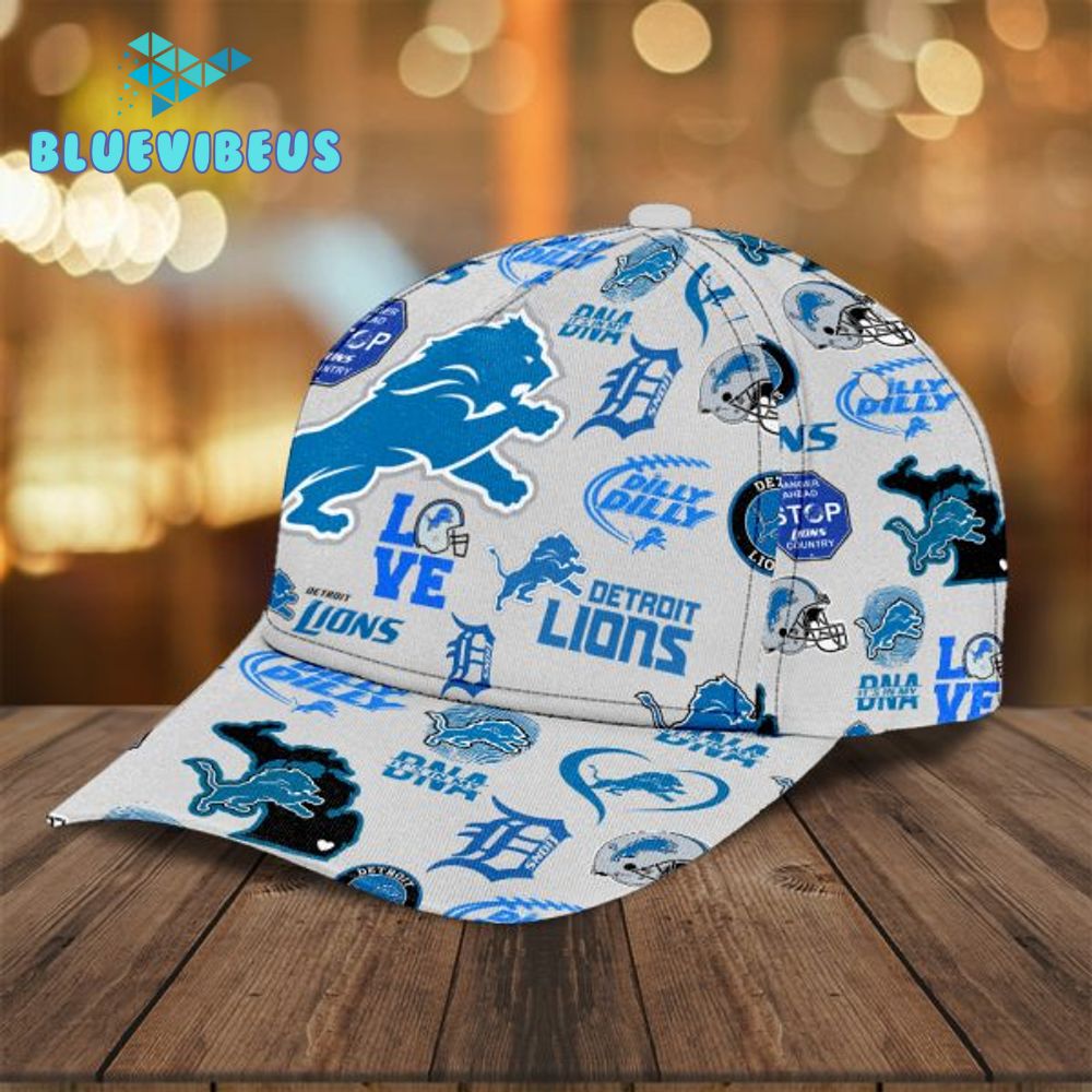 Detroit Lions “Dilly Dilly” Blue Classic Cap