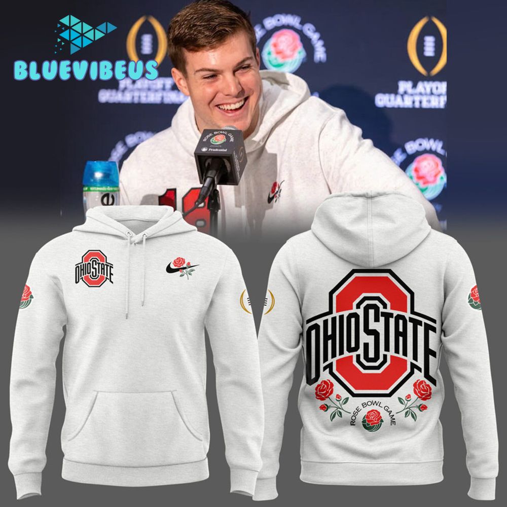 Ohio State Buckeyes Rose Bowl Game 2025 Custom Number Hoodie Set