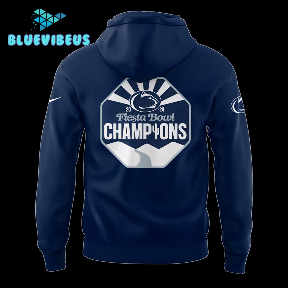 Penn State FIESTA BOWL CHAMPIONS Limited Edition Blue Hoodie