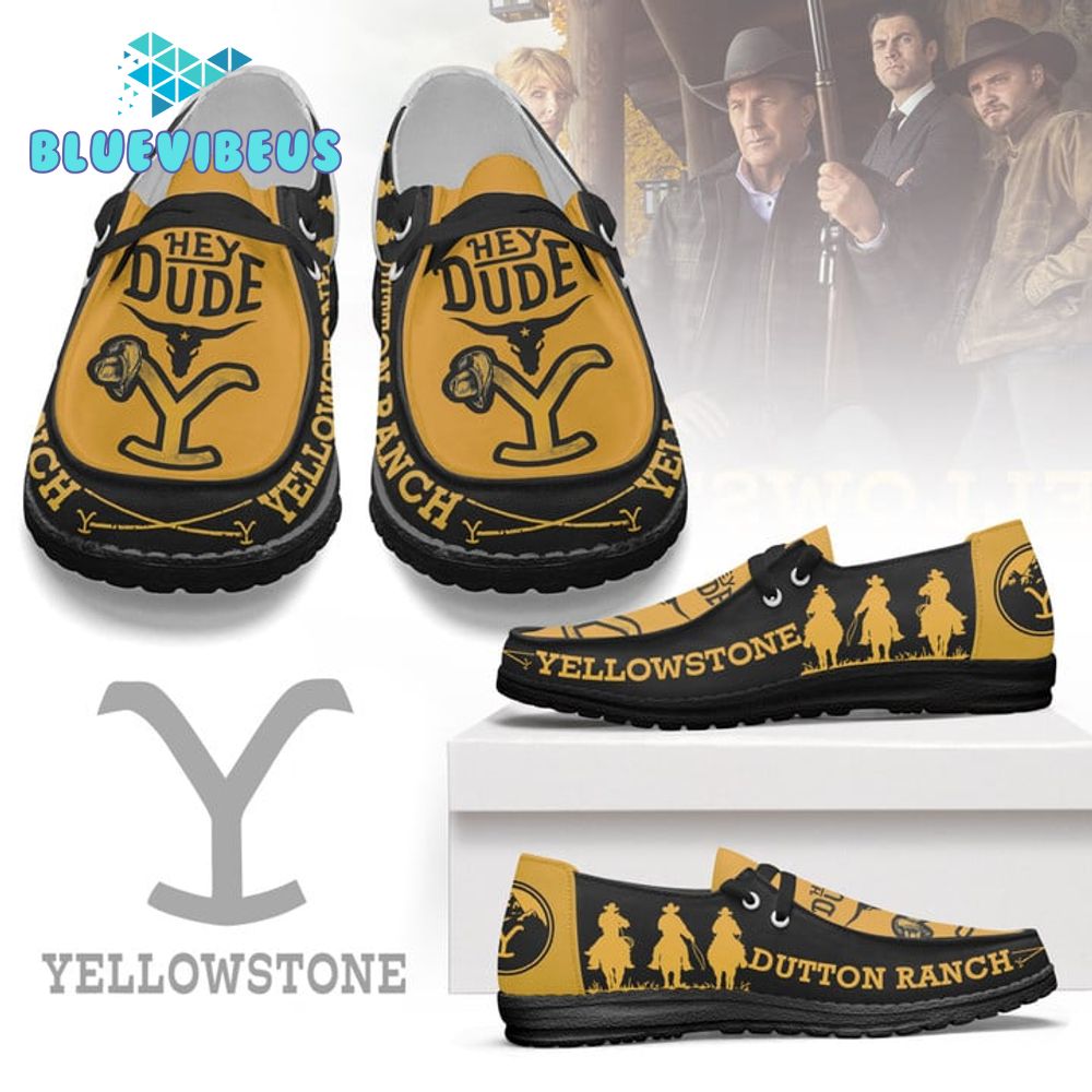 Yellowstone Limited Edition Hey Dude Shoes